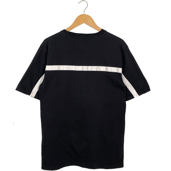 Hood by Air Classic Logo Block Print Short Sleeve Crew Tee Black men's size L - Picture 2 of 9